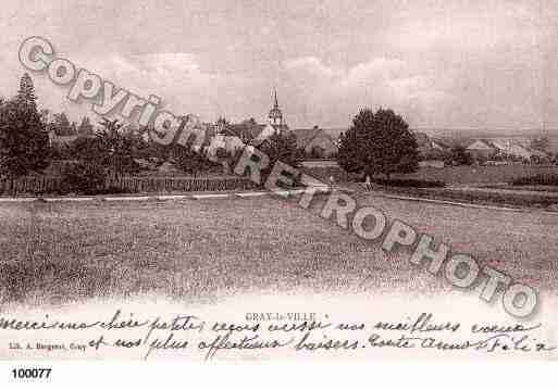 Ville de GRAYLAVILLE, carte postale ancienne