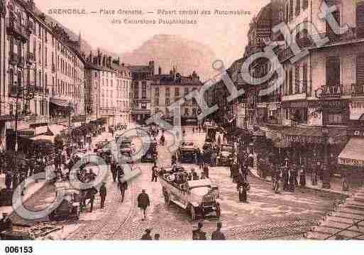 Ville de GRENOBLE, carte postale ancienne