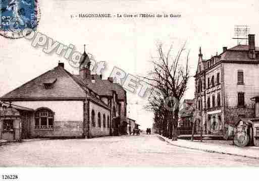 Ville de HAGONDANGE, carte postale ancienne