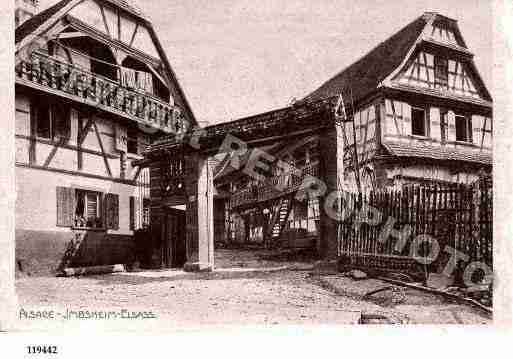 Ville de IMBSHEIM, carte postale ancienne