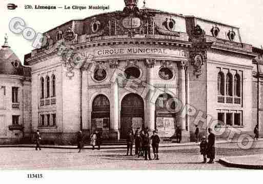 Ville de LIMOGES, carte postale ancienne