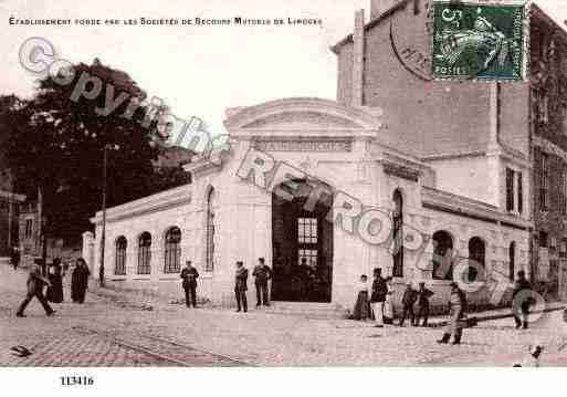 Ville de LIMOGES, carte postale ancienne