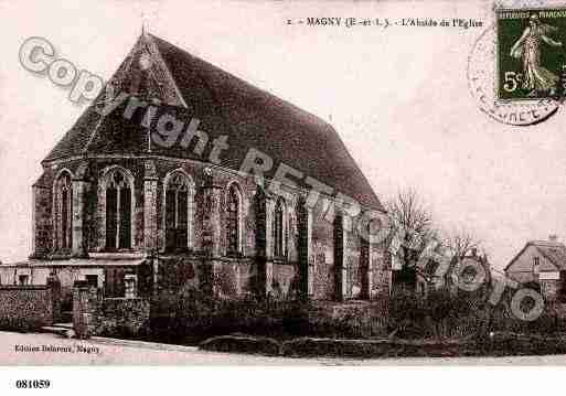 Ville de MAGNY, carte postale ancienne