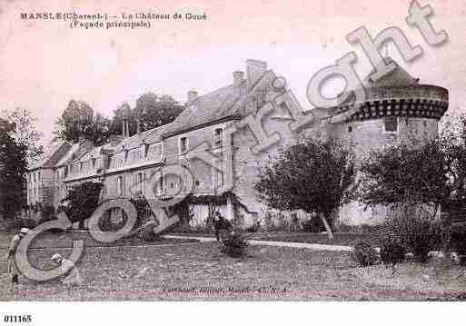 Ville de MANSLE, carte postale ancienne