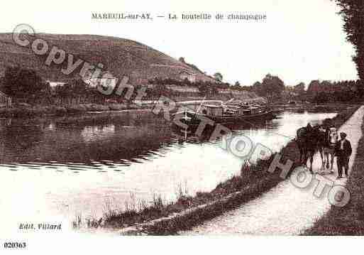 Ville de MAREUILSURAY, carte postale ancienne