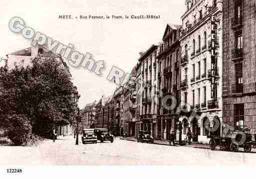 Ville de METZ, carte postale ancienne