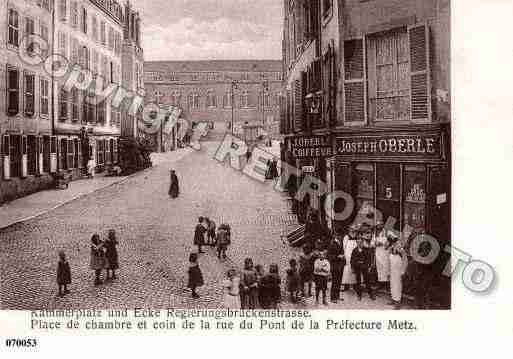 Ville de METZ, carte postale ancienne