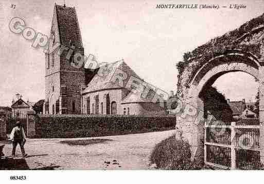 Ville de MONTFARVILLE, carte postale ancienne