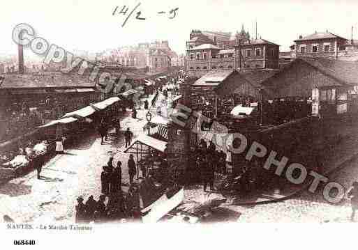 Ville de NANTES, carte postale ancienne