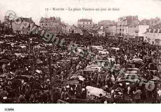 Ville de NANTES, carte postale ancienne