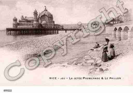 Ville de NICE, carte postale ancienne