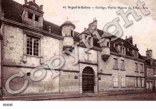 Ville de NOGENTLEROTROU, carte postale ancienne