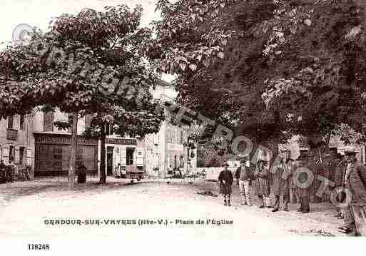 Ville de ORADOURSURVAYRES, carte postale ancienne