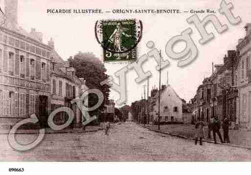 Ville de ORIGNYSAINTEBENOITE, carte postale ancienne