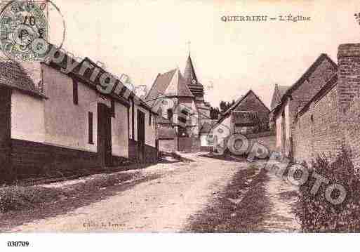 Ville de QUERRIEU, carte postale ancienne