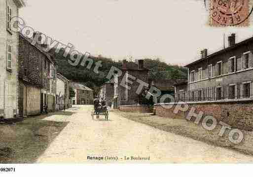 Ville de RENAGE, carte postale ancienne