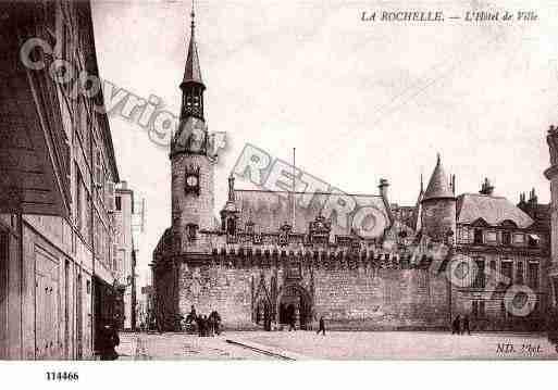 Ville de ROCHELLE(LA), carte postale ancienne