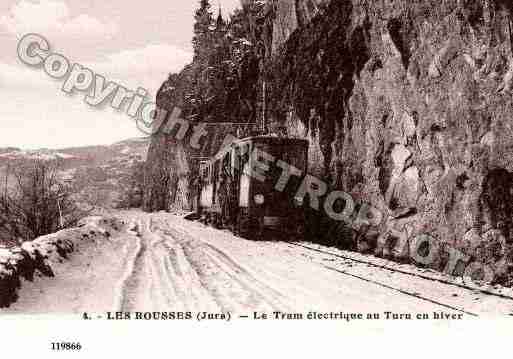 Ville de ROUSSES(LES), carte postale ancienne