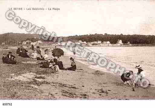 Ville de SABLETTES(LES), carte postale ancienne