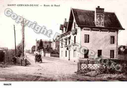 Ville de SAINTGERVAISDEVIC, carte postale ancienne