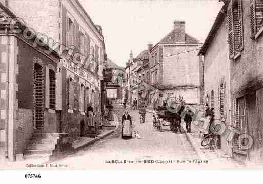 Ville de SELLESURLEBIED(LA), carte postale ancienne