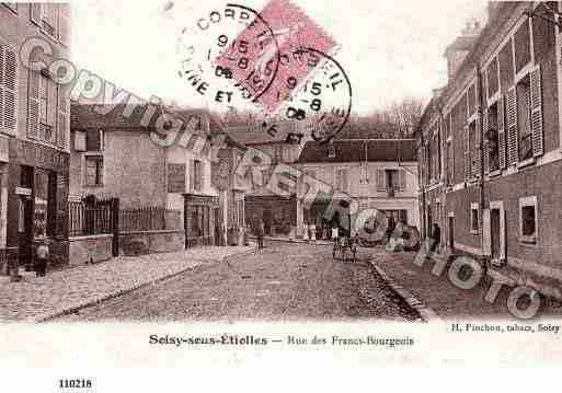 Ville de SOISYSURSEINE, carte postale ancienne