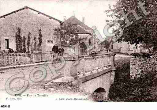 Ville de THIL, carte postale ancienne