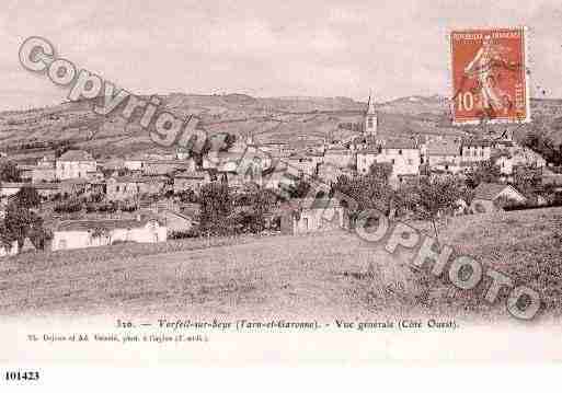 Ville de VERFEILSURSEYE, carte postale ancienne