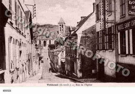 Ville de VETHEUIL, carte postale ancienne