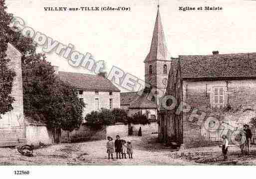 Ville de VILLEYSURTILLE, carte postale ancienne