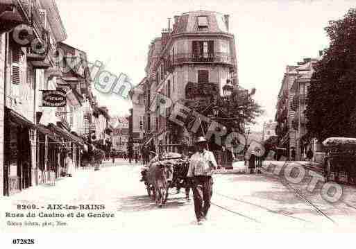 Ville de AIXLESBAINS, carte postale ancienne