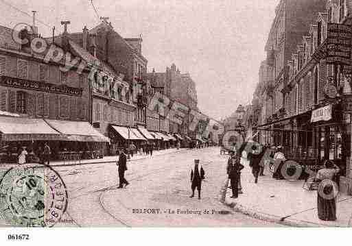 Ville de BELFORT, carte postale ancienne