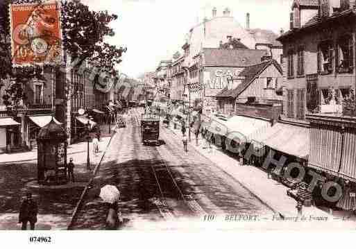 Ville de BELFORT, carte postale ancienne