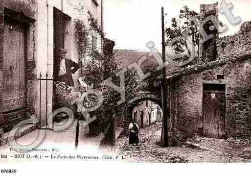 Ville de BIOT, carte postale ancienne