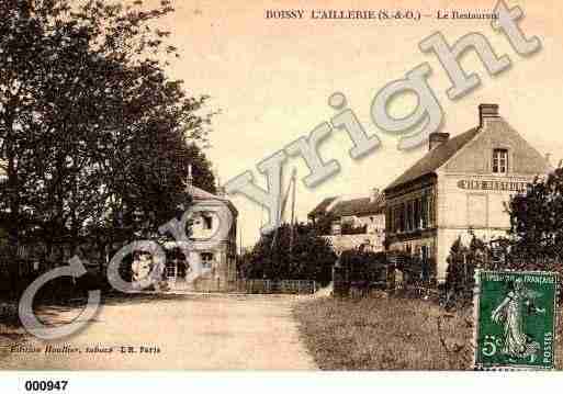 Ville de BOISSYL'AILLERIE, carte postale ancienne