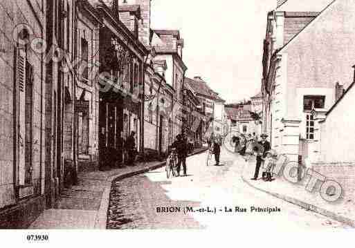 Ville de BRION, carte postale ancienne