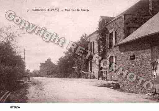 Ville de CARDROC, carte postale ancienne