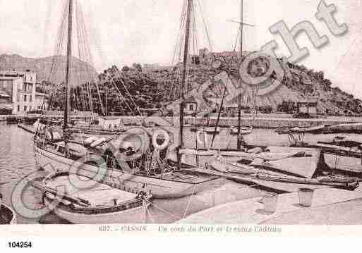 Ville de CASSIS, carte postale ancienne