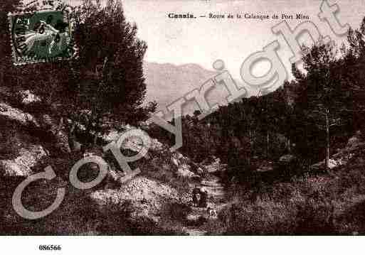 Ville de CASSIS, carte postale ancienne