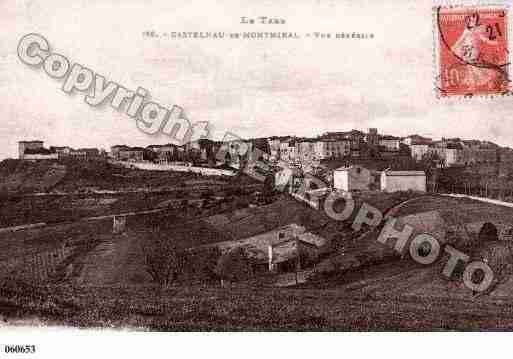 Ville de CASTELNAUDEMONTMIRAL, carte postale ancienne