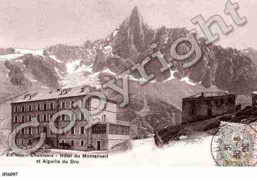 Ville de CHAMONIXMONTBLANC, carte postale ancienne