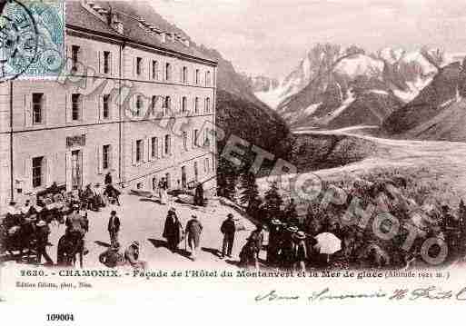 Ville de CHAMONIXMONTBLANC, carte postale ancienne