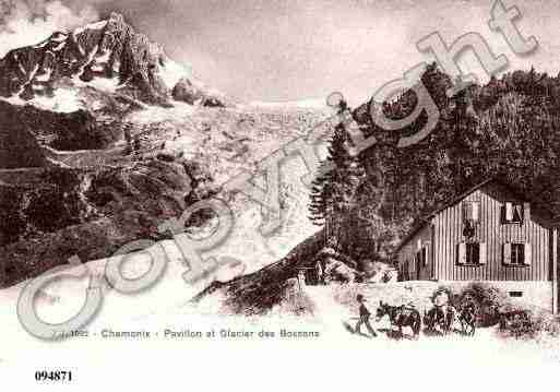 Ville de CHAMONIXMONTBLANC, carte postale ancienne