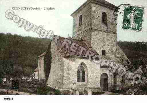 Ville de CHENECEYBUILLON, carte postale ancienne