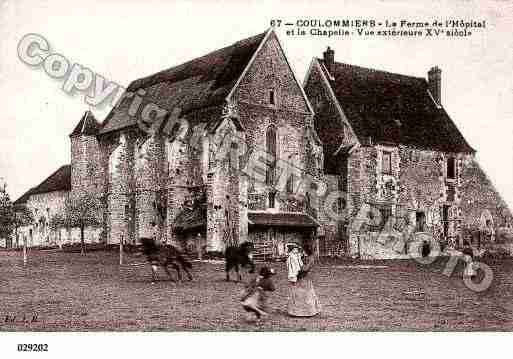 Ville de COULOMMIERS, carte postale ancienne