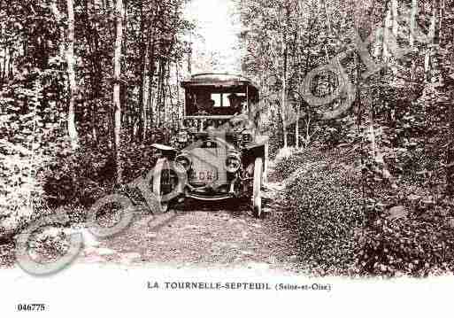 Ville de COURGENT, carte postale ancienne