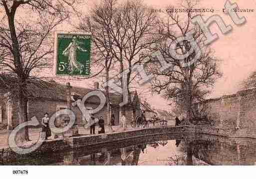 Ville de CRESSONSACQ, carte postale ancienne