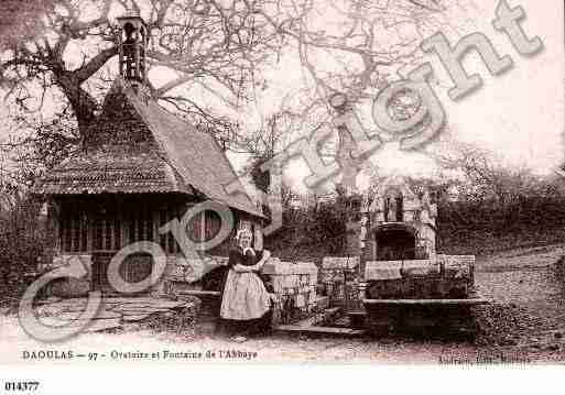 Ville de DAOULAS, carte postale ancienne