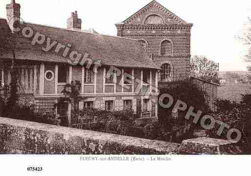 Ville de FLEURYSURANDELLE, carte postale ancienne