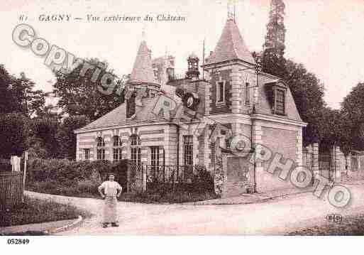 Ville de GAGNY, carte postale ancienne